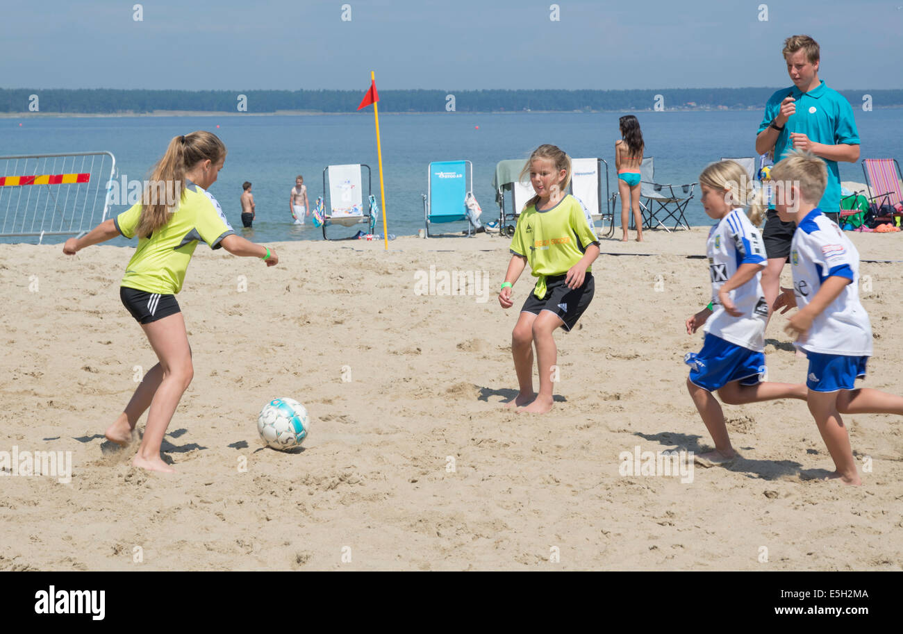 Family Series Mixed Games At Täppet Beach Beach Soccer Ahus