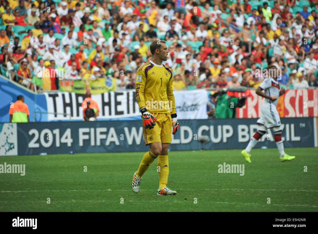 Manuel Neuer, WM 2014, Deutschland vs. Portugal, Salvador da Bahia, Brasilien. Editorial use only. Stock Photo