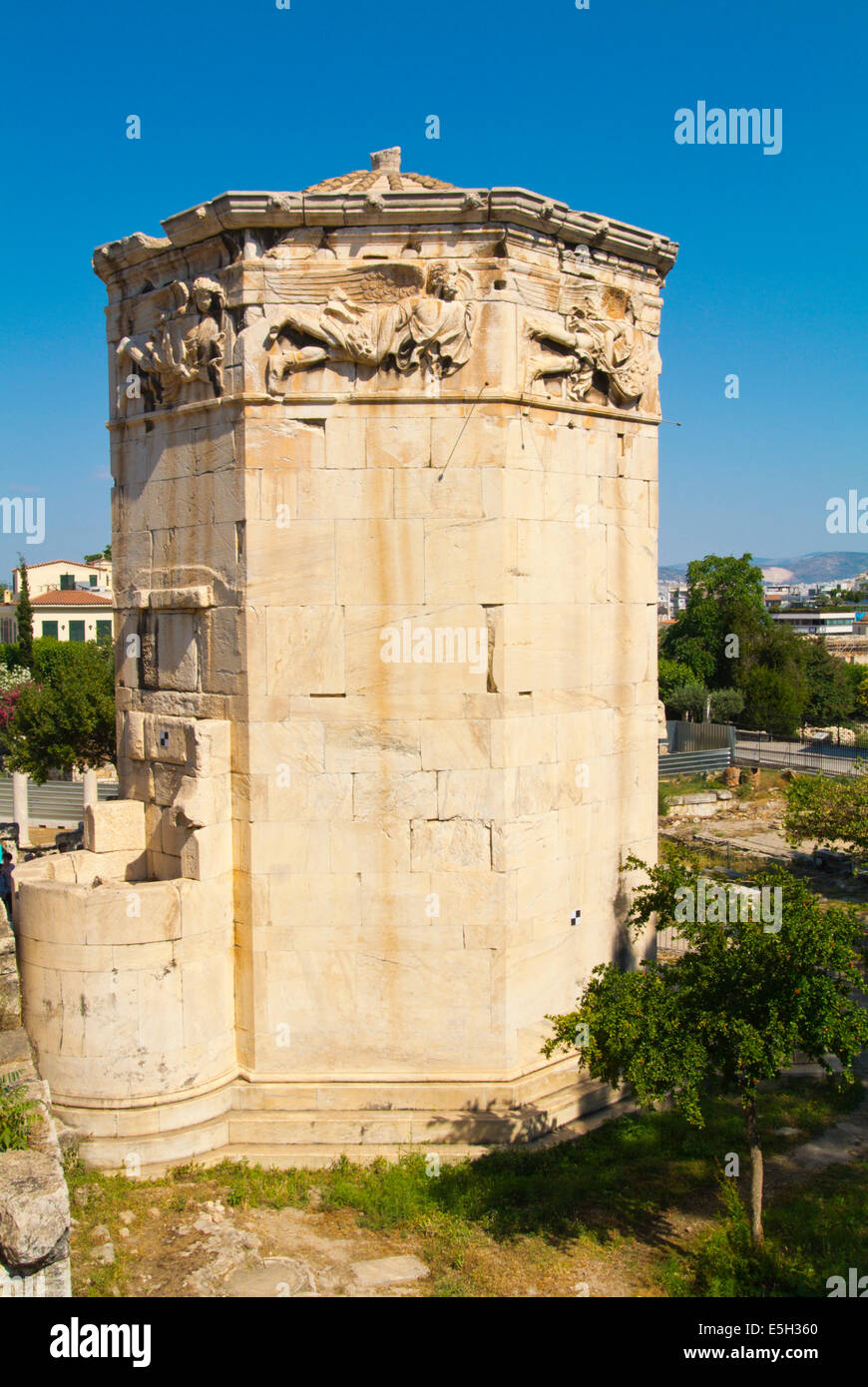 Aerides, Tower of the Winds, Palea Agora, Roman Agora, central Athens, Greece, Europe Stock Photo