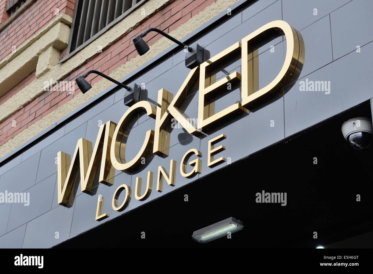 The Wicked lounge, Candleriggs, Glasgow, Scotland, UK, Europe Stock Photo