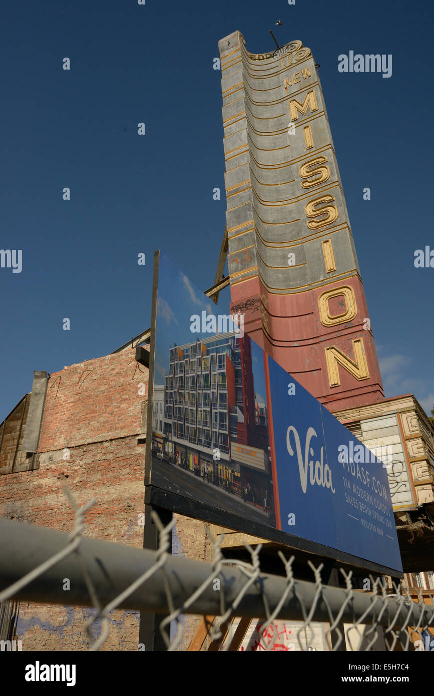 mission district san francisco housing development Stock Photo Alamy