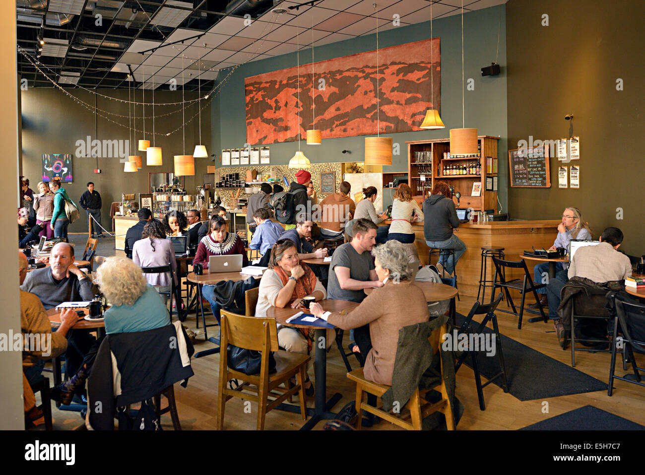 oakland cafe restaurant Stock Photo