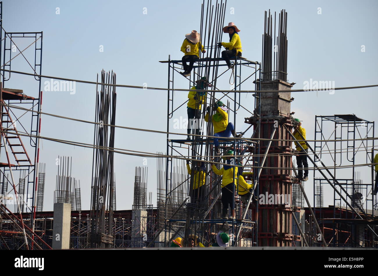 Building Business Construction Site at Bangkok Thailand Stock Photo - Alamy