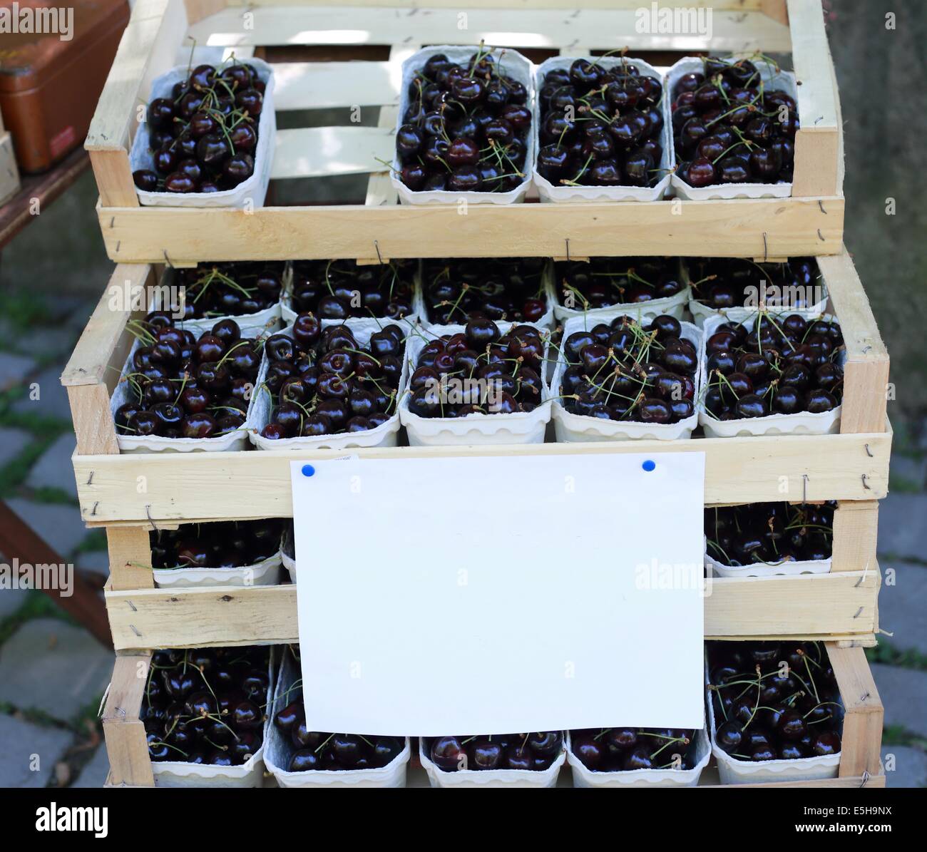 Cherry in sale Stock Photo Alamy