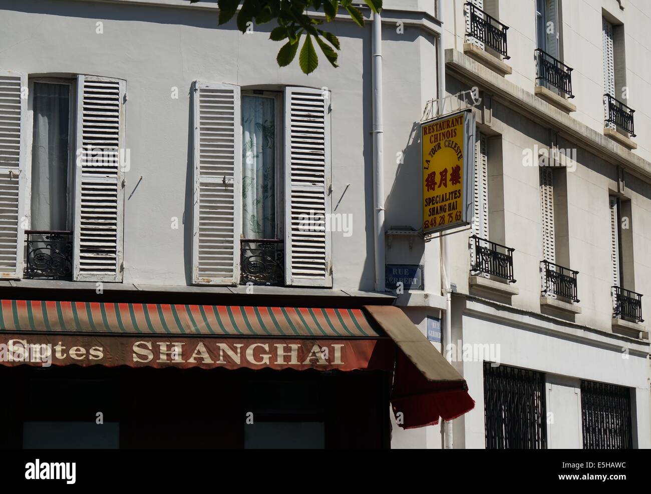 Chinese restaurant in Paris Stock Photo Alamy