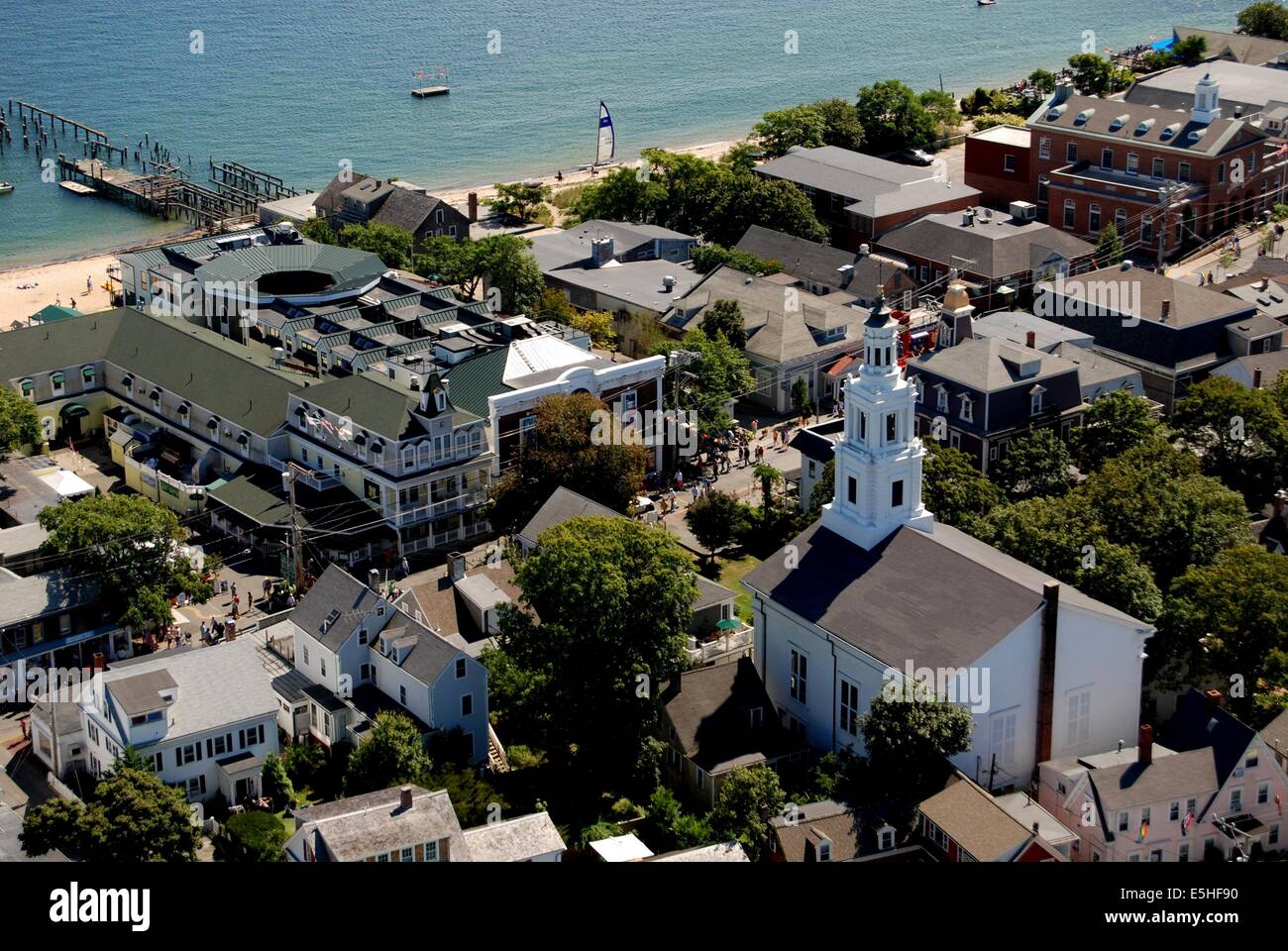PROVINCETOWN, MASSACHUSETTS View of the waterfront filled with boats