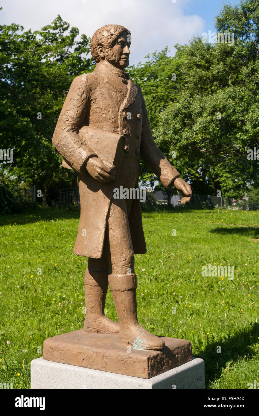 Norway, Nordland, Brønnøysund, Georg Sverdrup memorial Stock Photo - Alamy
