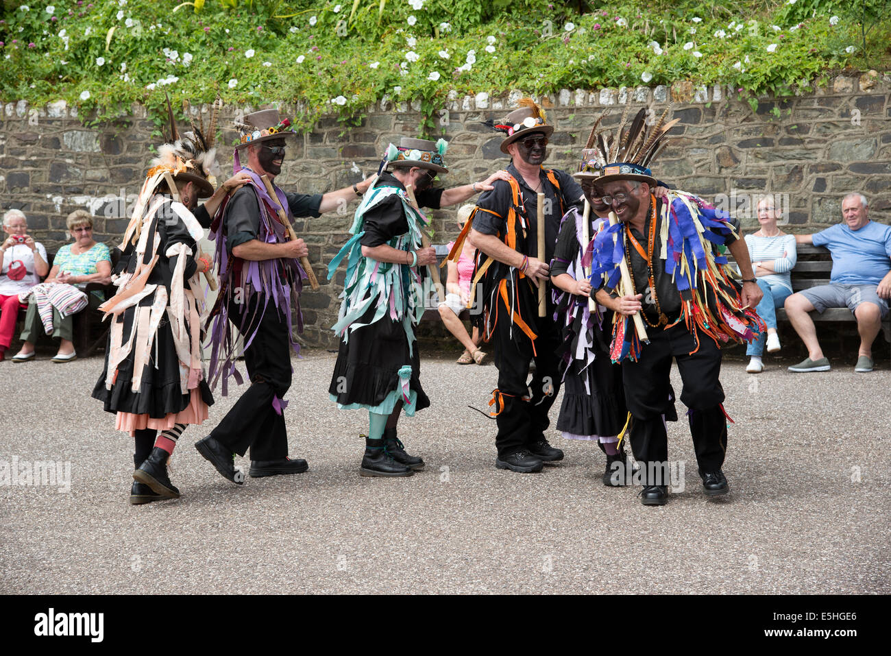 Black face morris dancers hi-res stock photography and images - Alamy