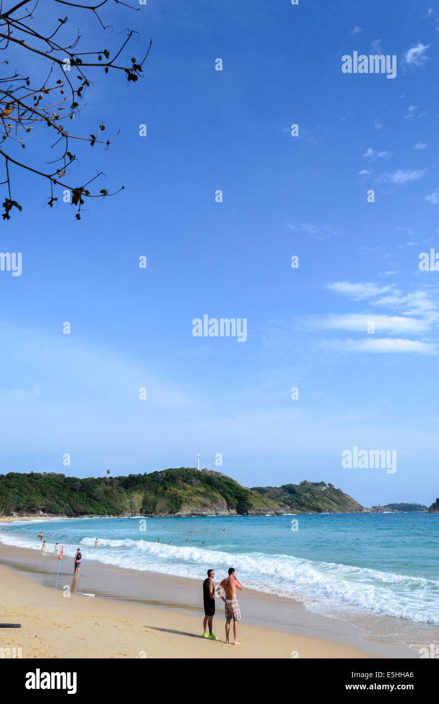 Phuket view at NaiHarn-beach Stock Photo