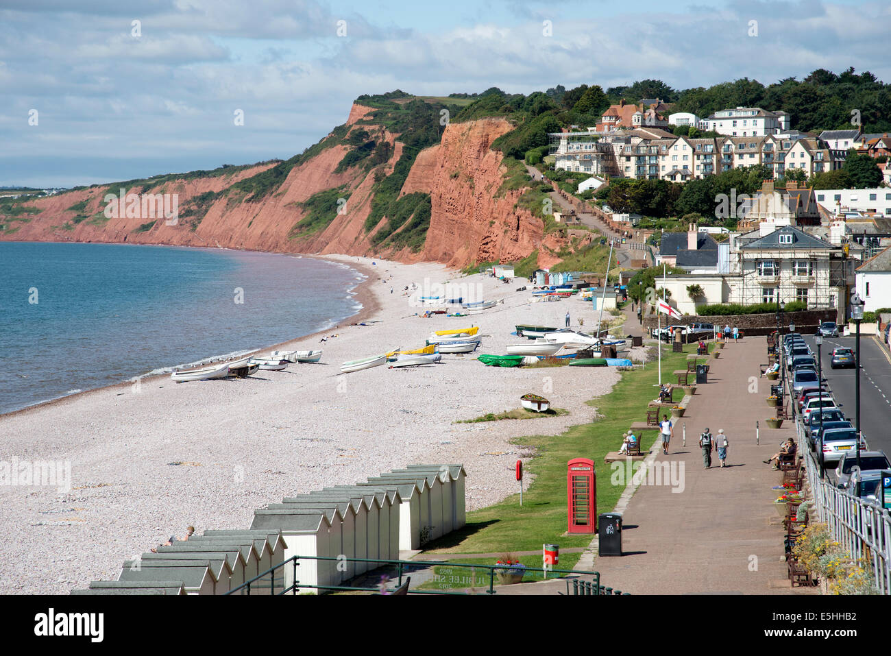 Budleigh Salterton a seaside resort and popular retirement town on the