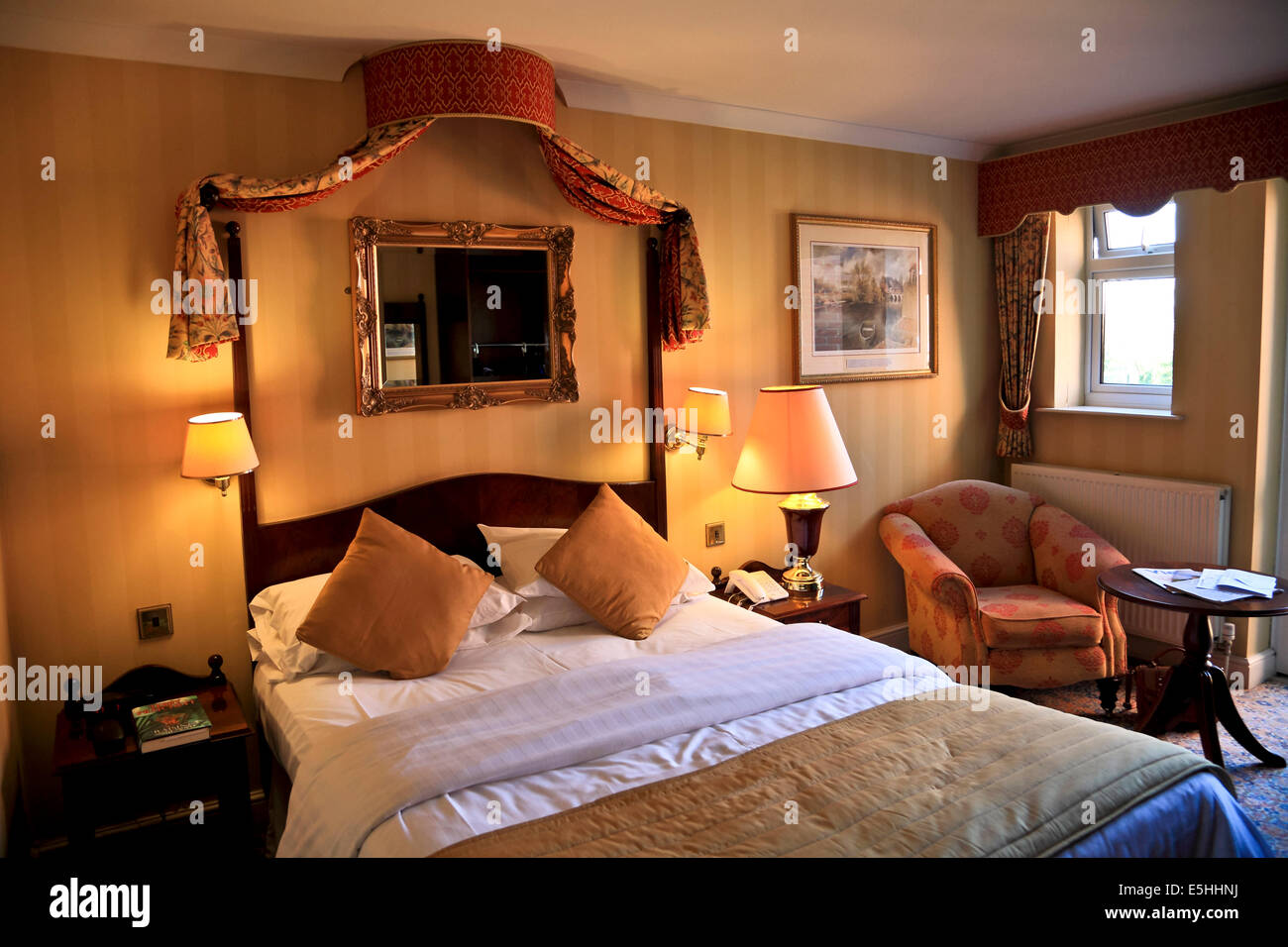 9600. Grasmere Hotel room, Salisbury, Wiltshire Stock Photo