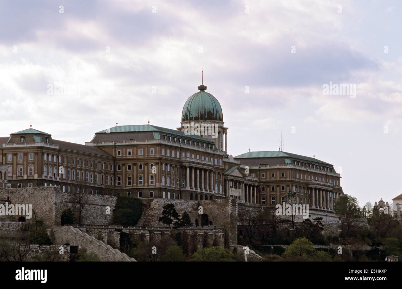 The Buda Castle on the Castle Hill in Budapest Stock Photo - Alamy
