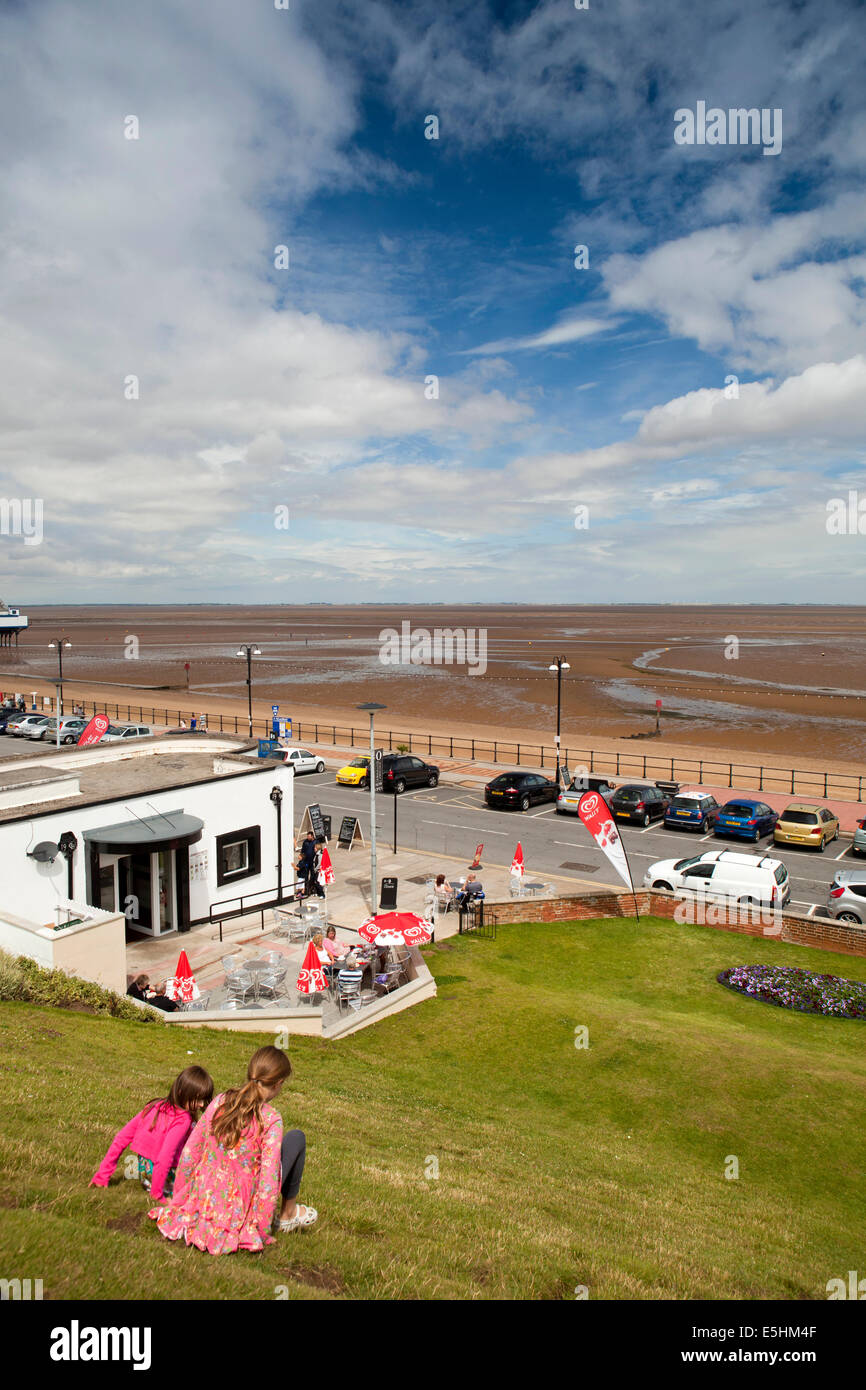 UK, England, Lincolnshire, Cleethorpes, Pier Gardens children playing