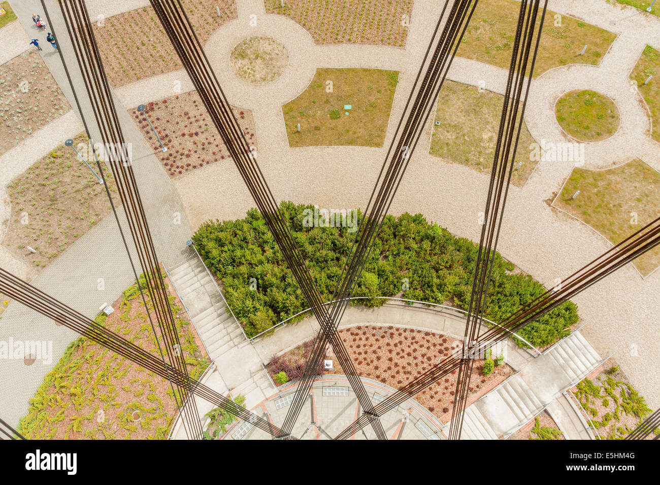 Wire ropes of The Kashubian Eye (Kaszubskie Oko) 44 meters high