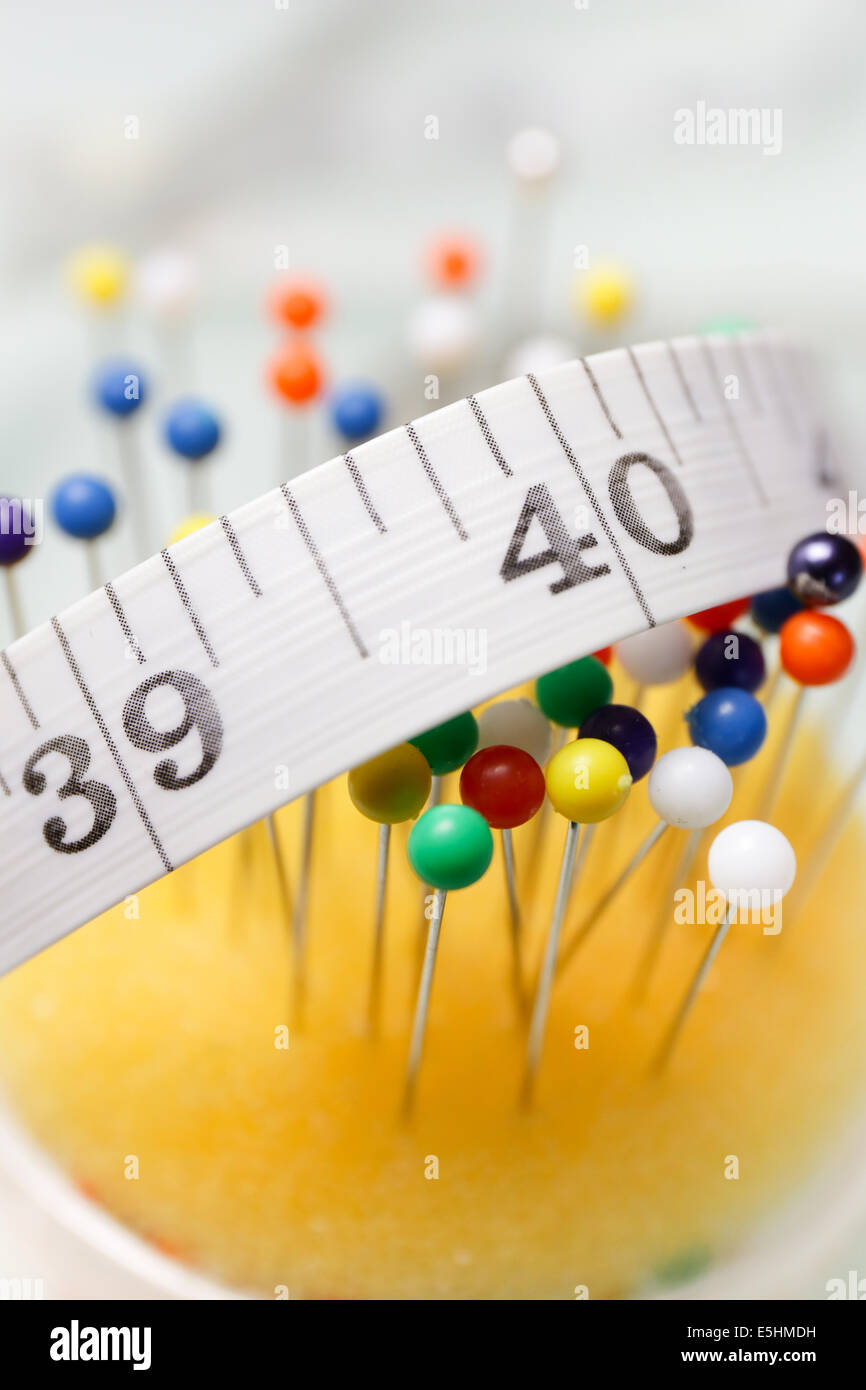 Sewing items Stock Photo