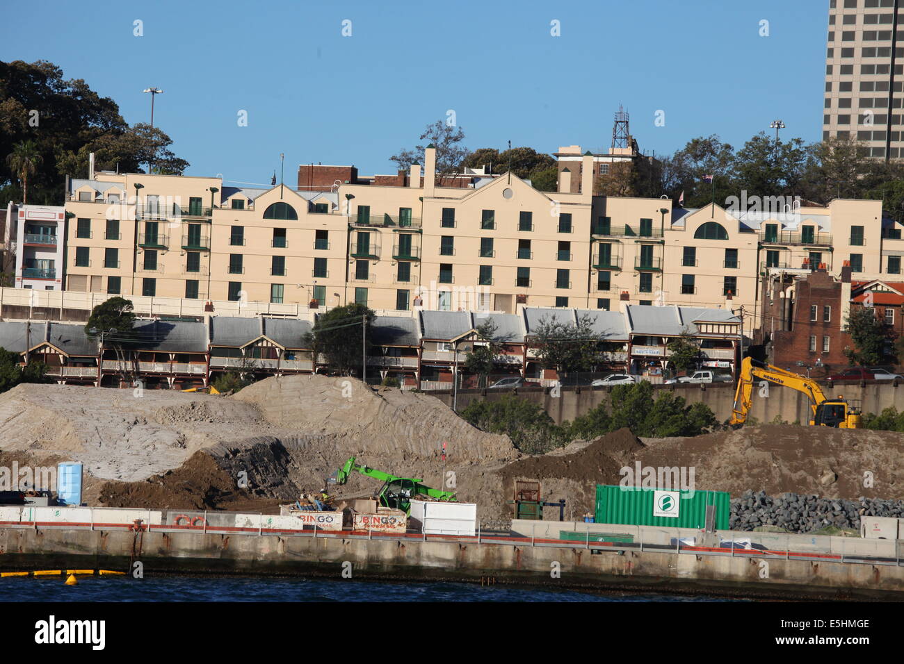 BARANGAROO SYDNEY HARBOUR CONSTRUCTION SITE Stock Photo Alamy
