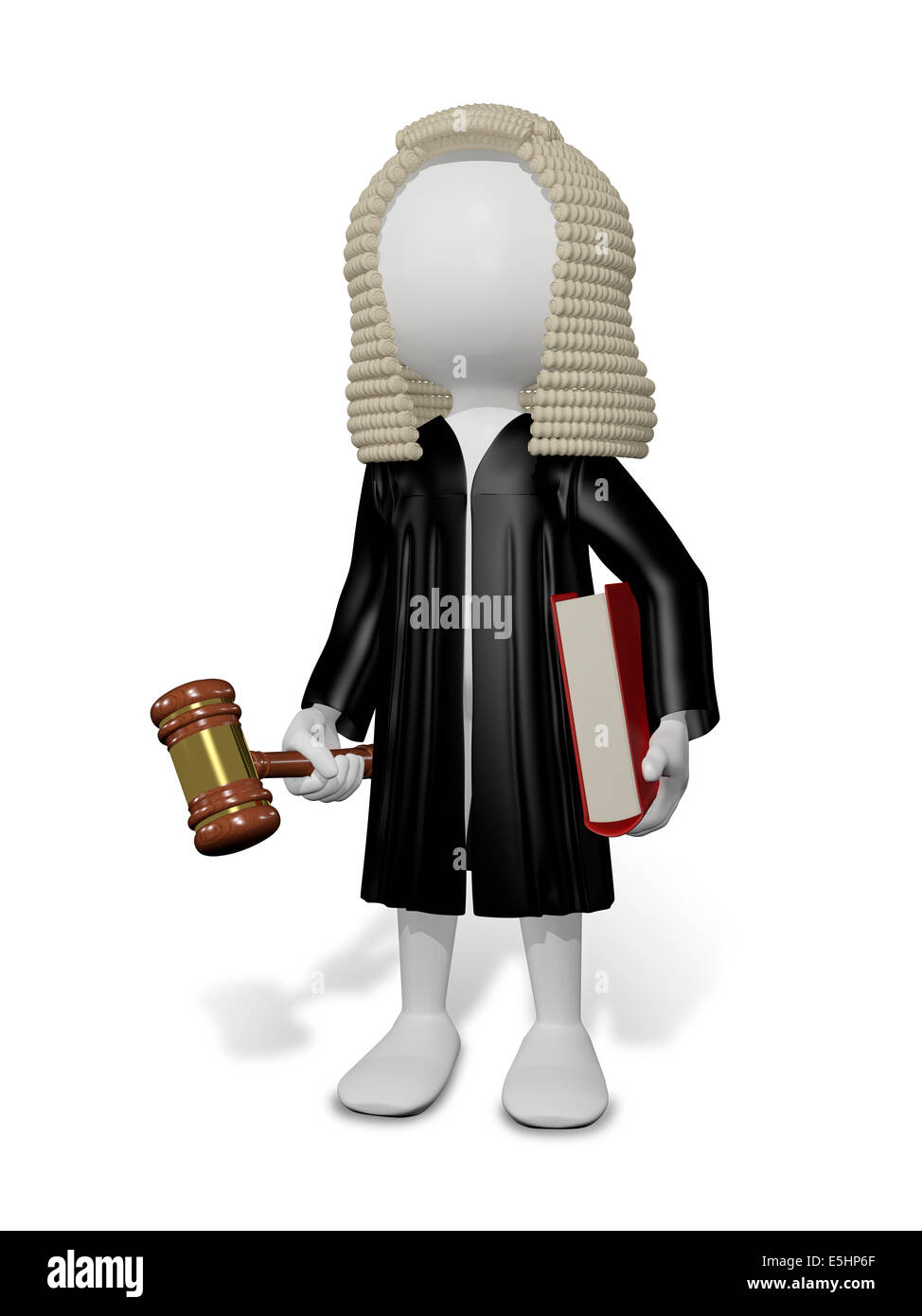Judge wig black hi-res stock photography and images - Alamy