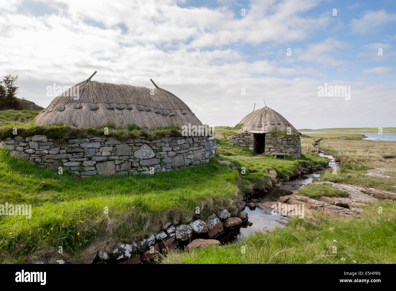 Shawbost Iron Age Norse Mill and Kiln heritage site in Siabost Isle of Lewis Outer Hebrides Western Isles Scotland UK Britain Stock Photo
