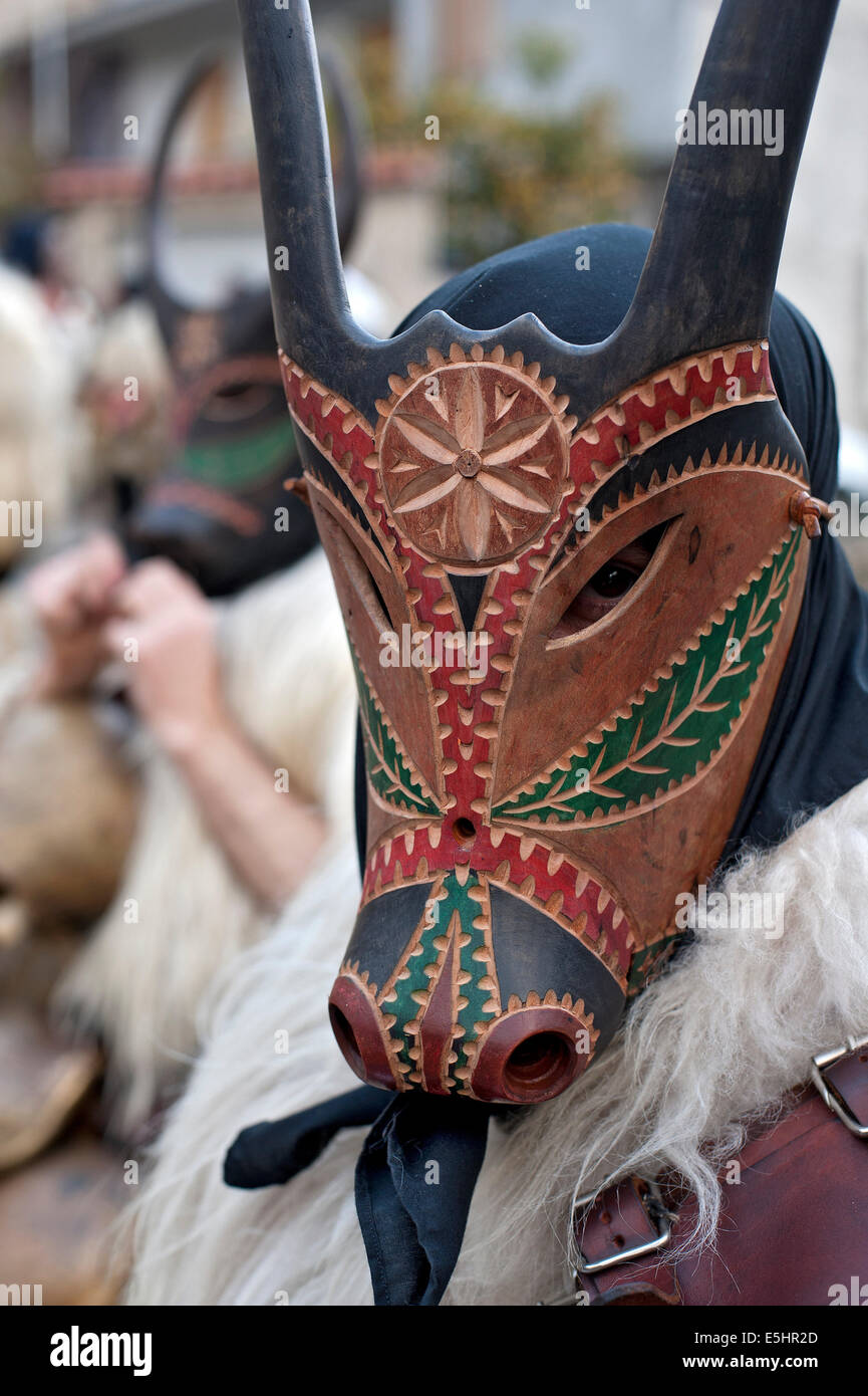 The carnival of Oniferi. In every february the citizens of Oniferi and