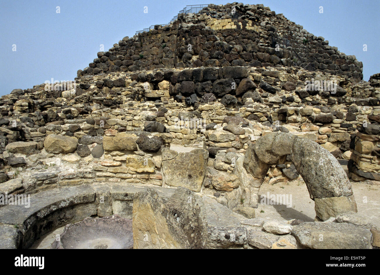The monument called Nuraghe su Nuraxi, the most important architectural expression of the