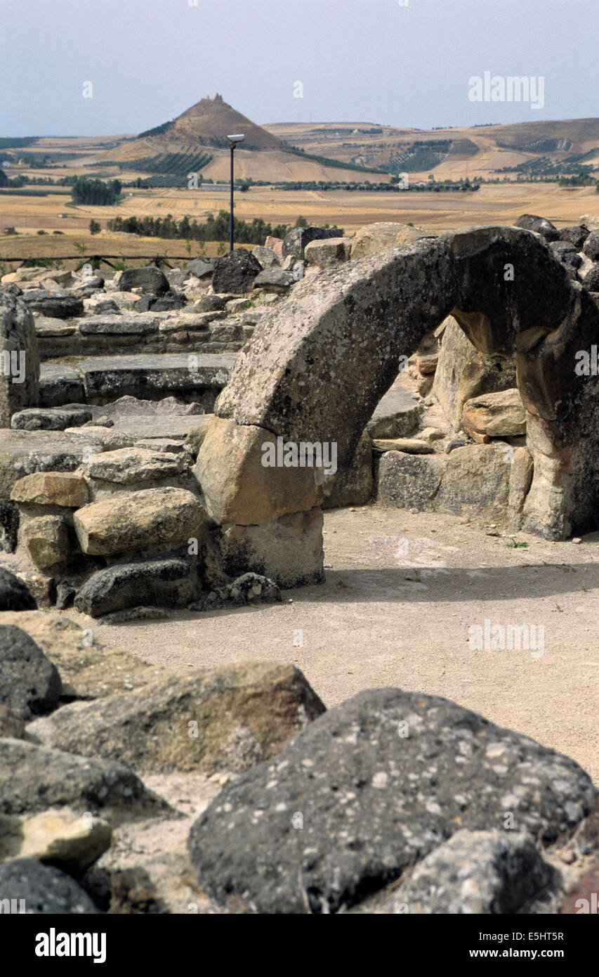 The monument called Nuraghe su Nuraxi, the most important architectural expression of the