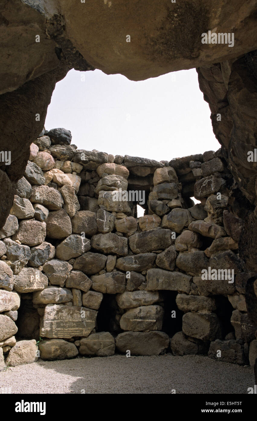 The monument called Nuraghe su Nuraxi, the most important architectural expression of the