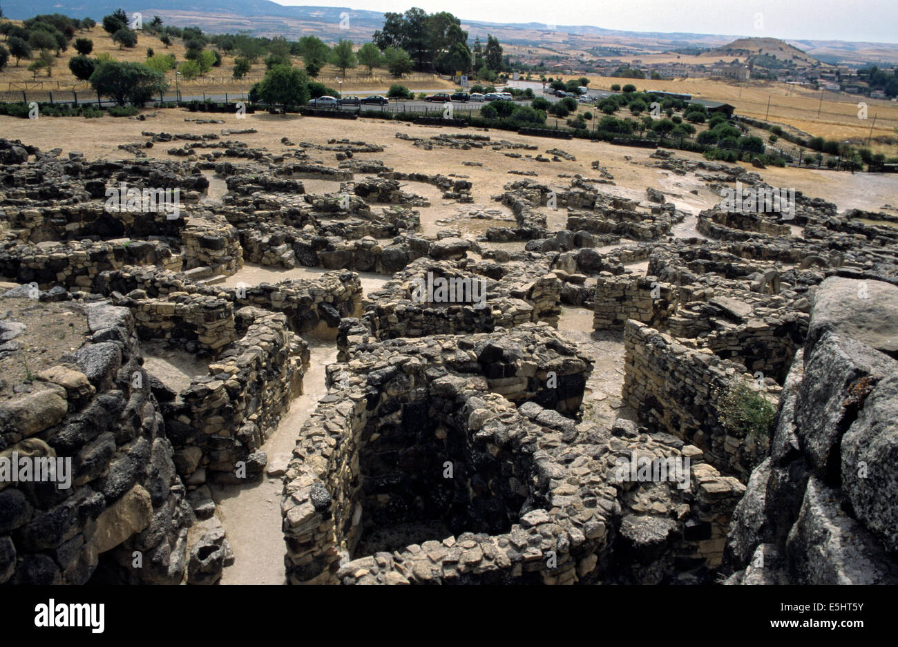 The monument called Nuraghe su Nuraxi, the most important architectural expression of the