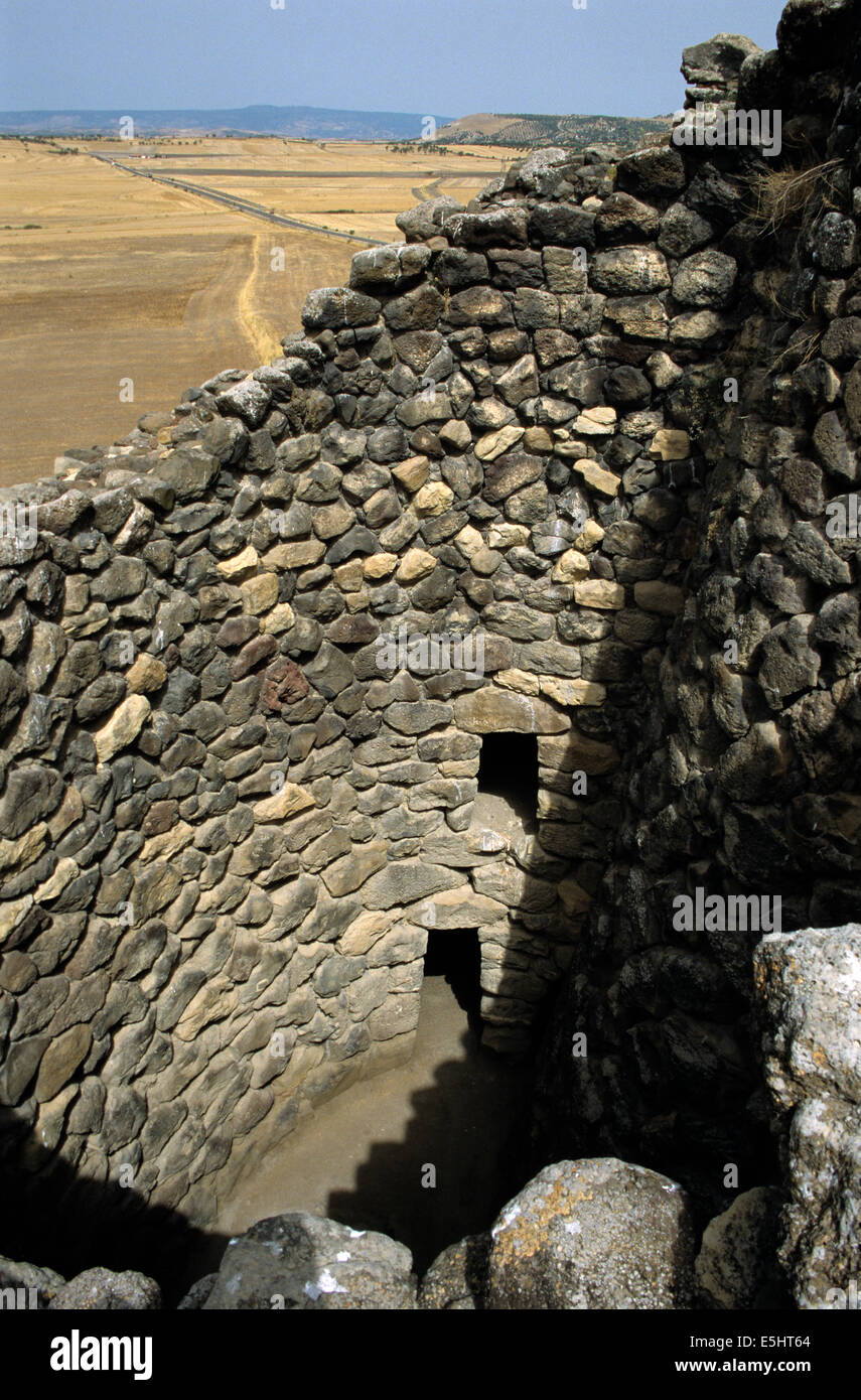 The monument called Nuraghe su Nuraxi, the most important architectural expression of the