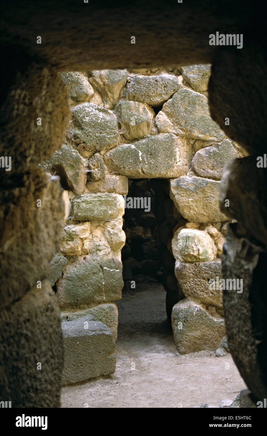The monument called Nuraghe su Nuraxi, the most important architectural expression of the