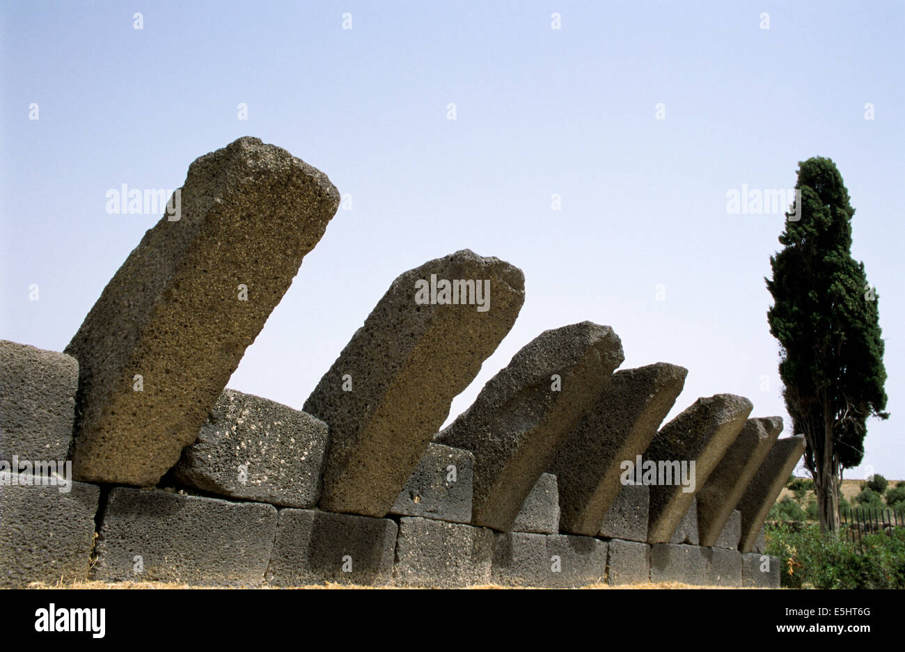 The monument called Nuraghe su Nuraxi, the most important architectural expression of the
