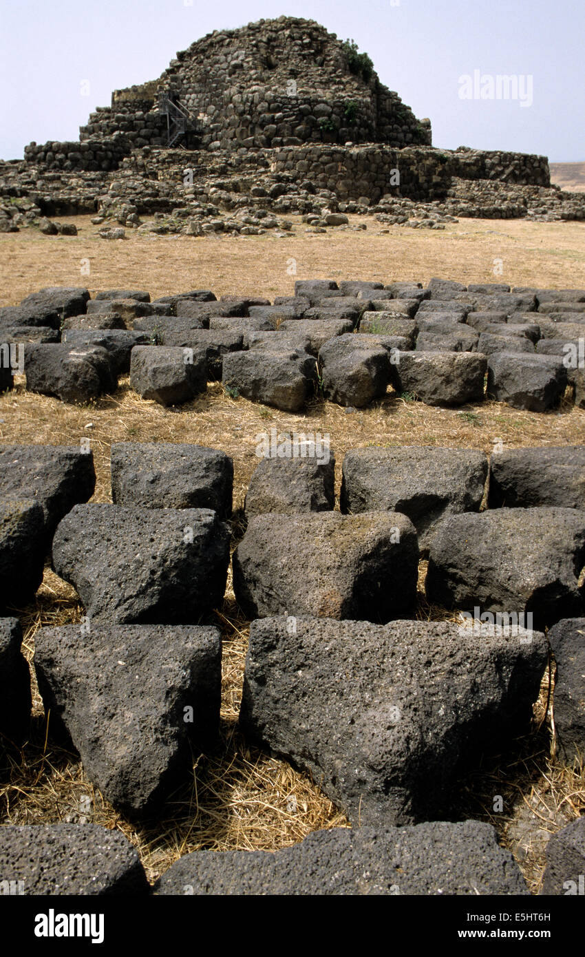 The monument called Nuraghe su Nuraxi, the most important architectural expression of the