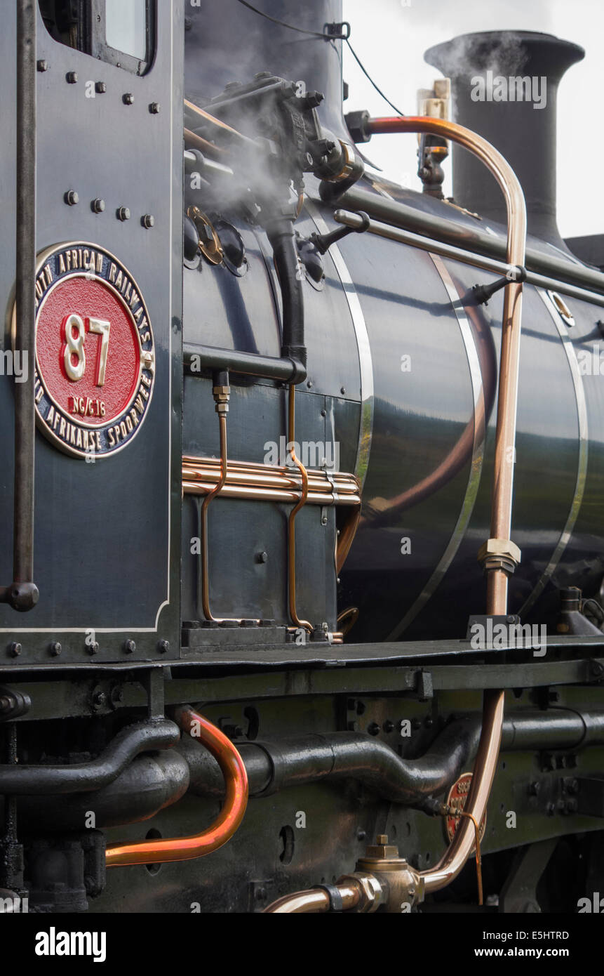 Welsh Highland Railways steam locomotive Number 87 Stock Photo - Alamy