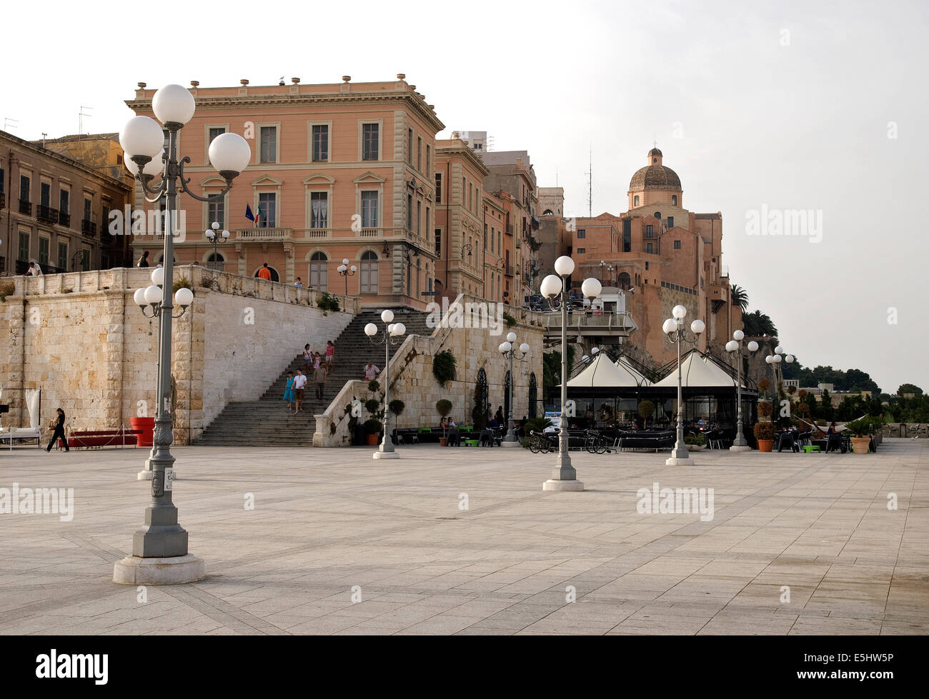 Cagliari is the most important and populous town of Sardinia, it's regional and provoncial capital and main political center. Stock Photo