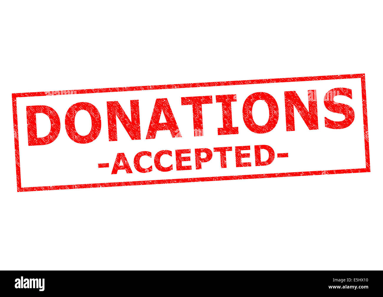 Accepting donations Cut Out Stock Images & Pictures Alamy