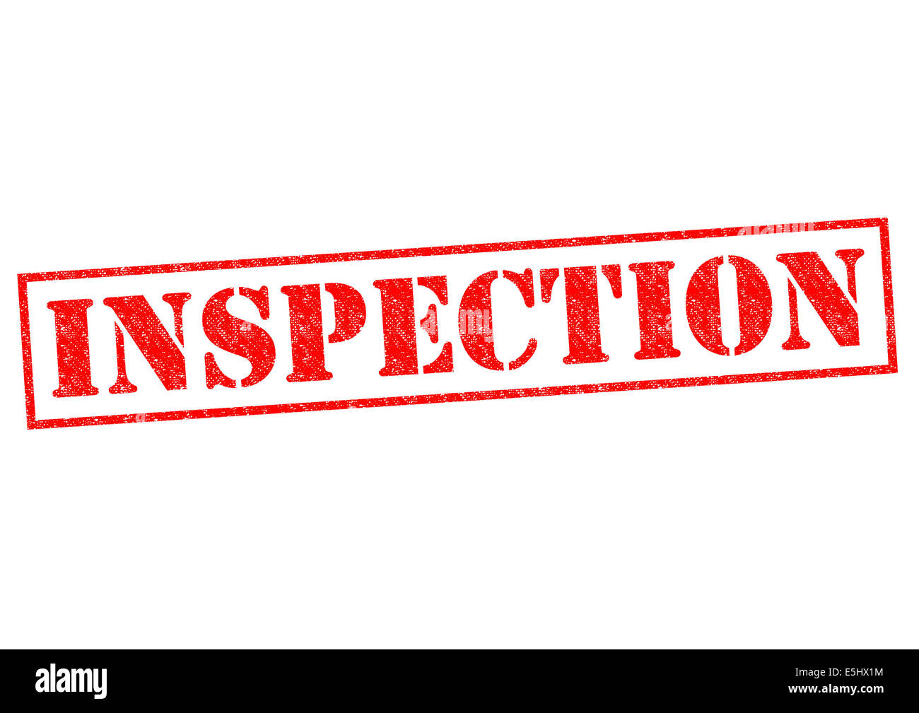 INSPECTION red Rubber Stamp over a white background Stock Photo - Alamy