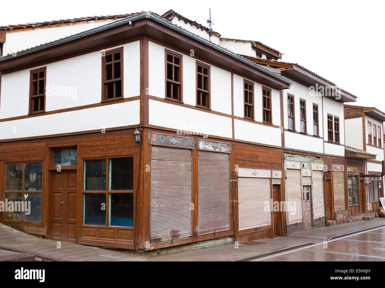 Old Traditional Buildings in Tarakli, Turkey Stock Photo