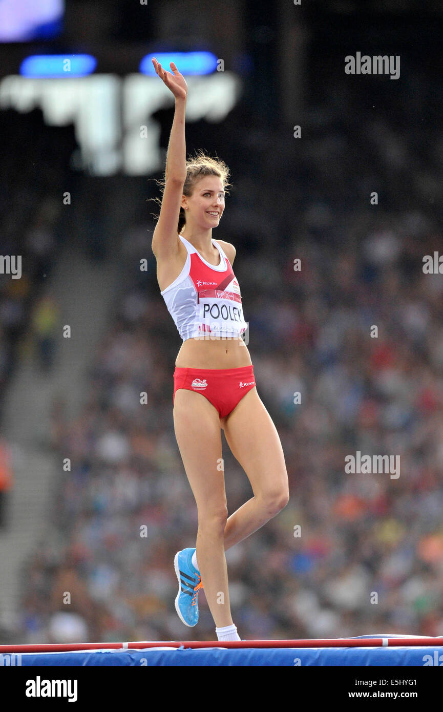 Womens High Jump Commonwealth Games High Resolution Stock Photography