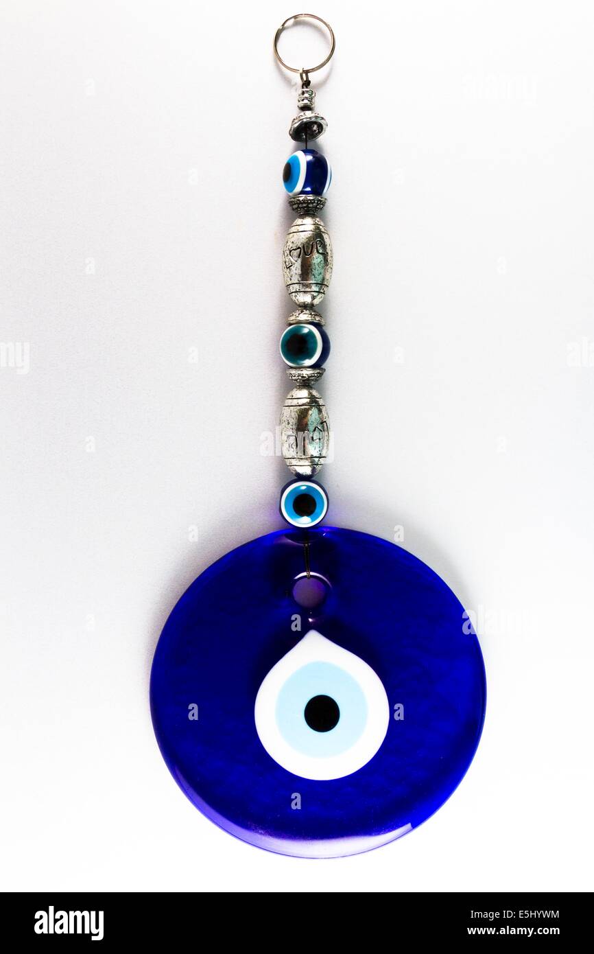 Eye shaped amulet from Turkey, Nazar, from sight or seeing, protects  against evil eye Stock Photo - Alamy