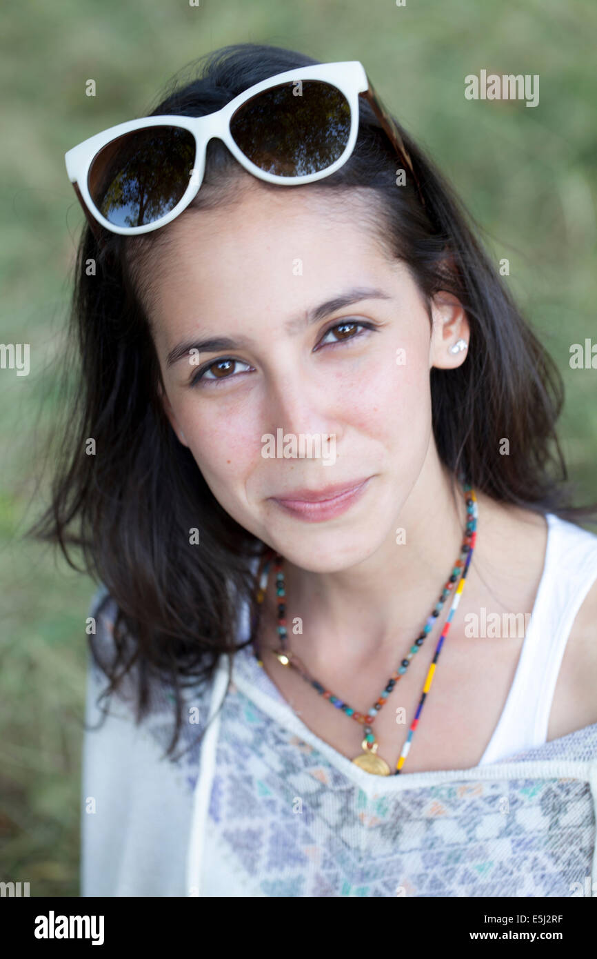 Toronto Blue Jays woman fan red jersey Hispanic Latina big glasses game day  Stock Photo - Alamy