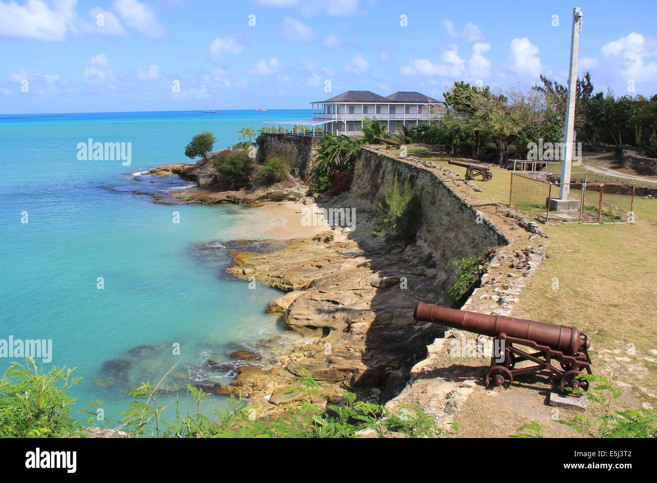 Fort james beach antigua hires stock photography and images Alamy