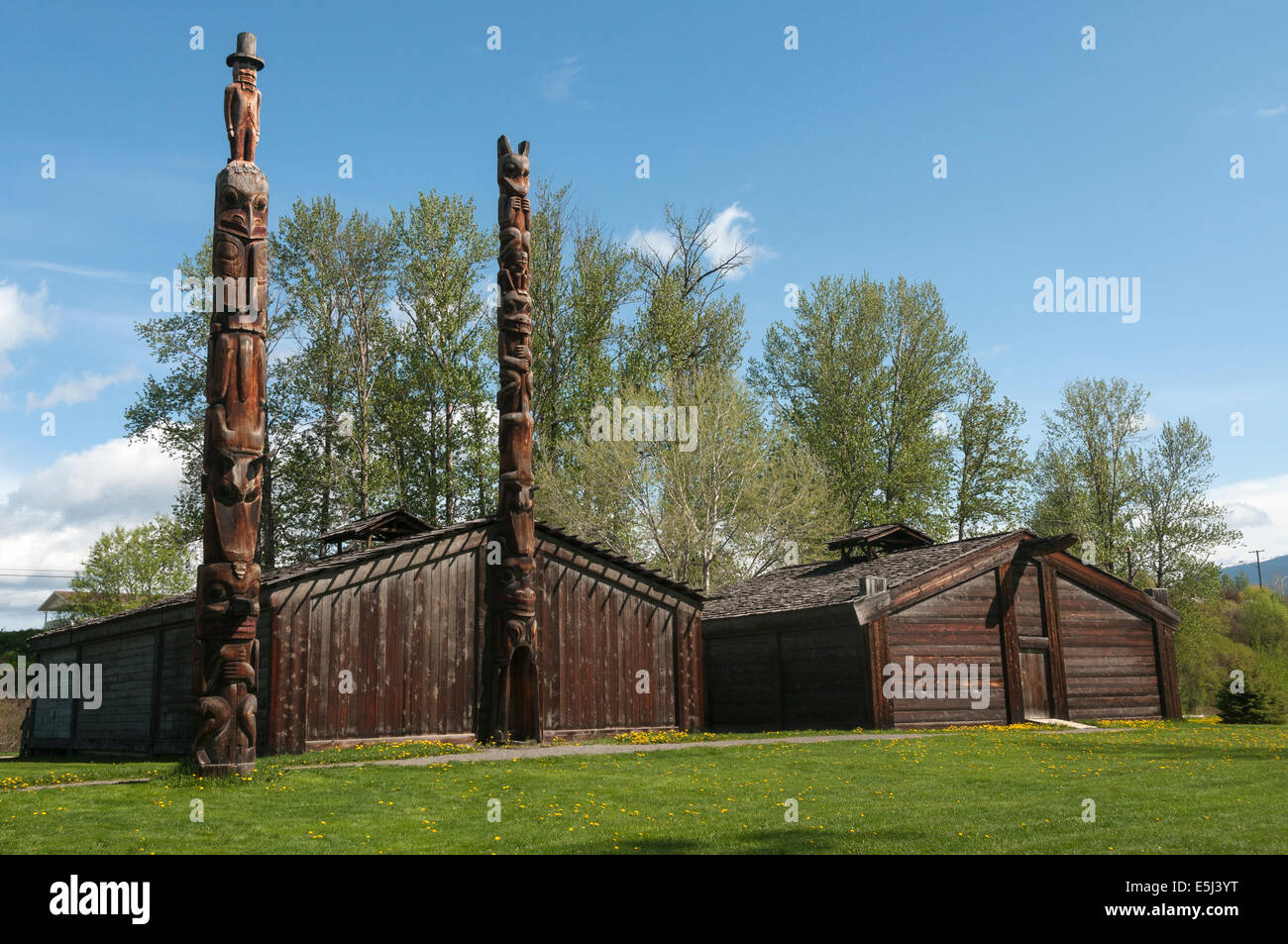 Elk203 4101 Canada British Columbia Hazelton Ksan Historical