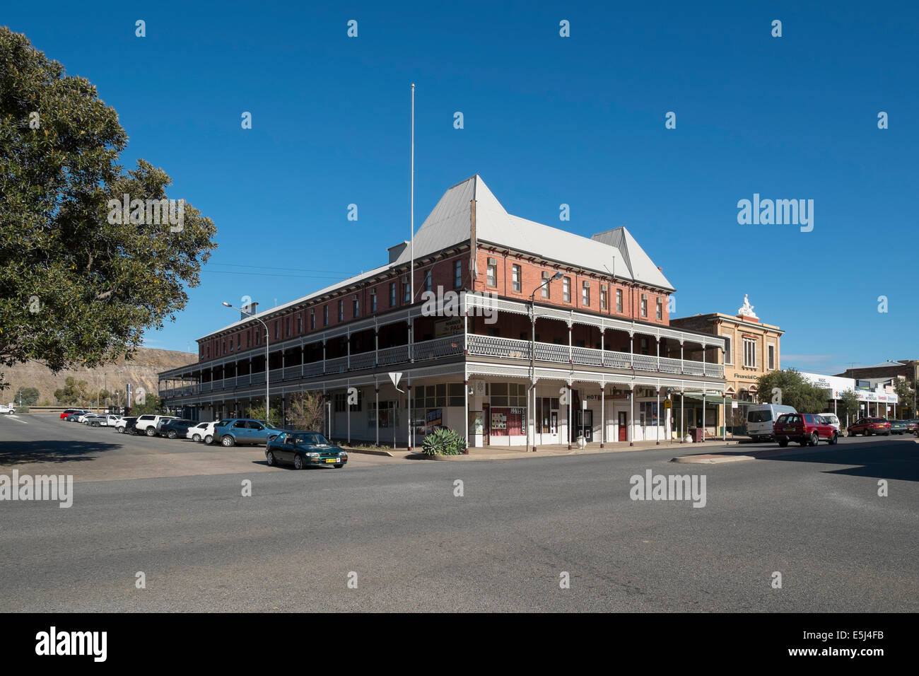 'The Palace' historic pub in Broken Hill, NSW, Australia Stock Photo