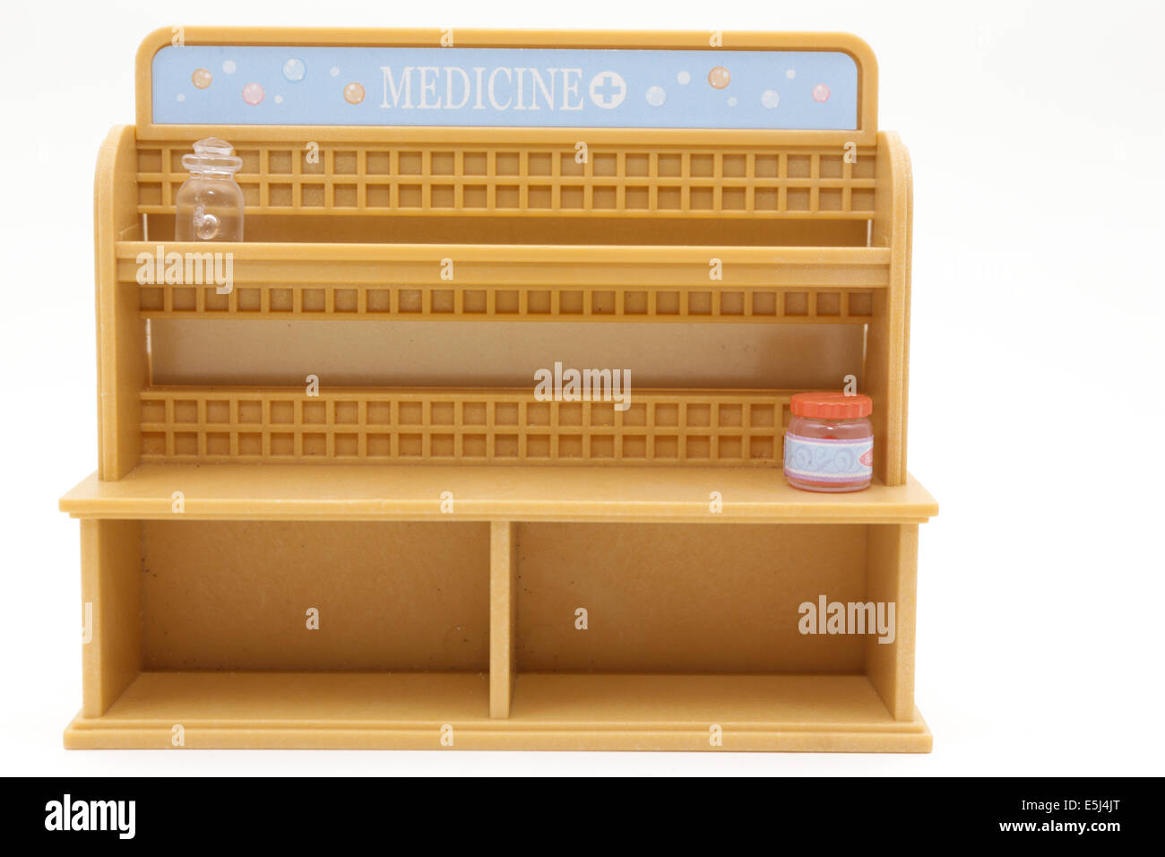 Miniature plastic storing containers Cut Out Stock Images & Pictures