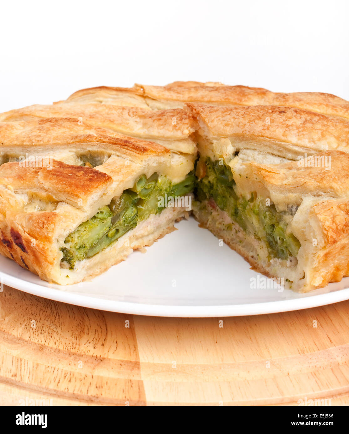 Spinach and Green Beans Pie Stock Photo Alamy