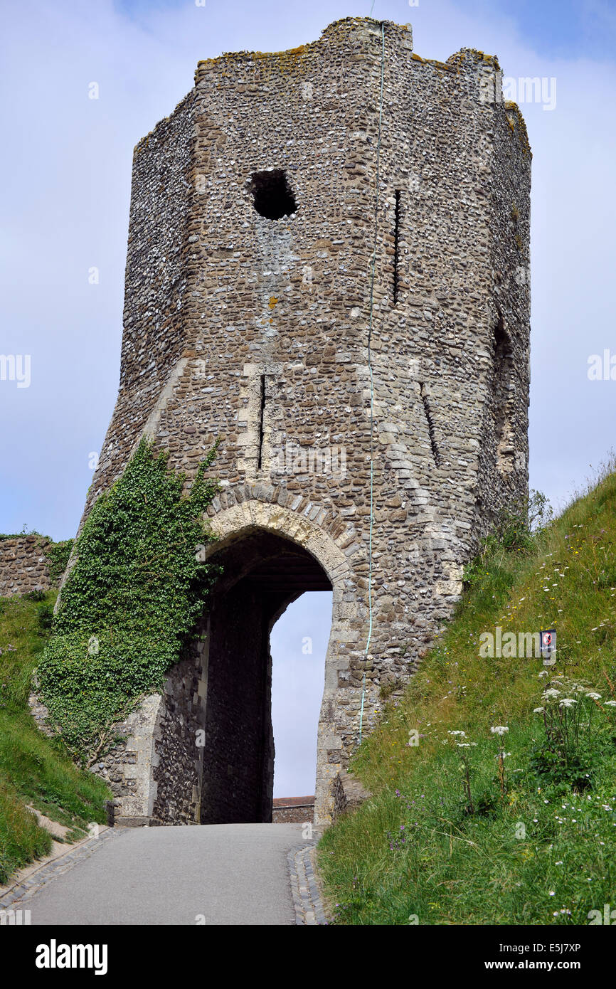 Dover Castle, Dover, Kent, England, UK - Coltons Gate. Stock Photo
