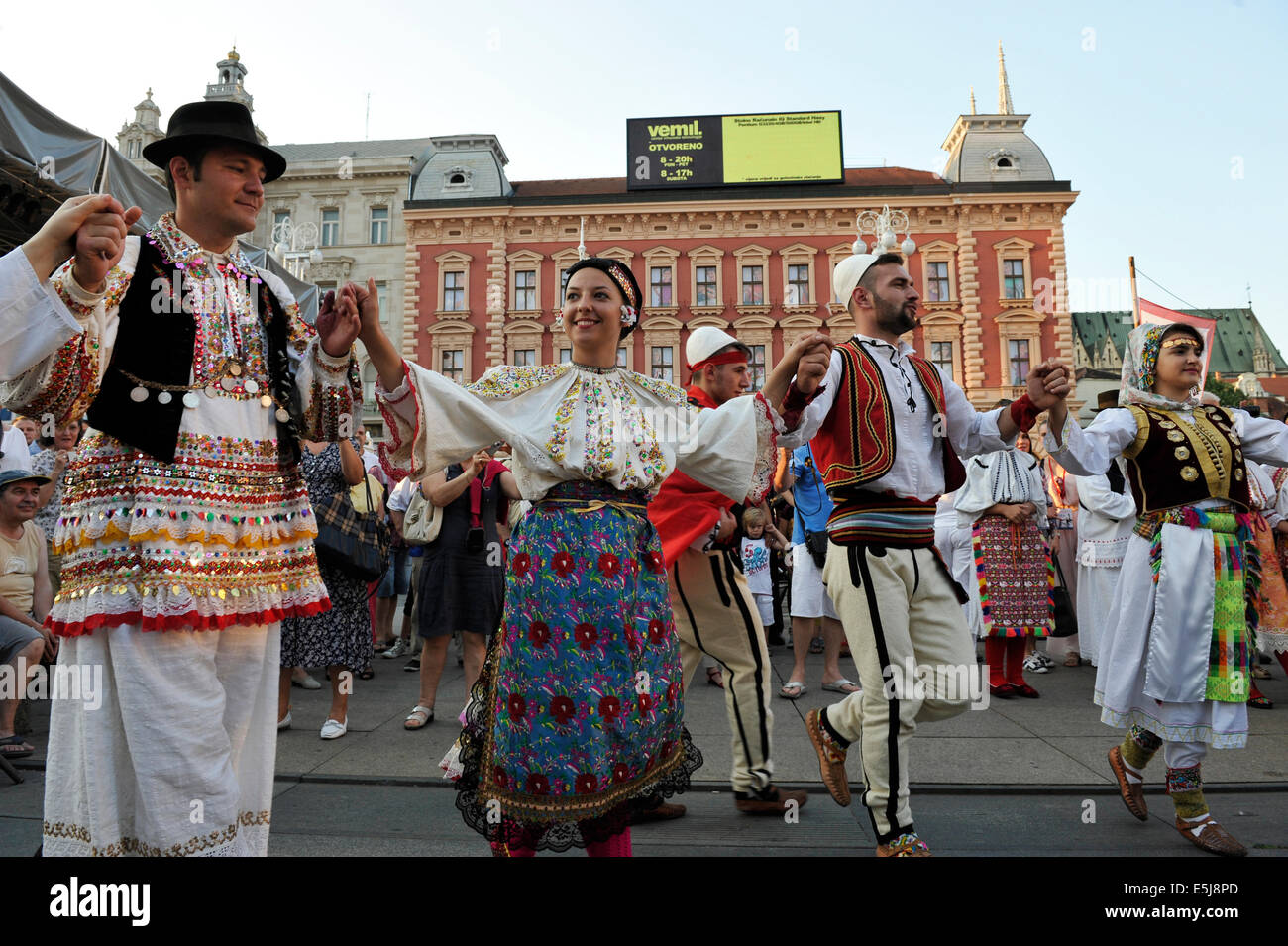 Members of folk group Albanian Culture Society from Cegrane, Macedonia