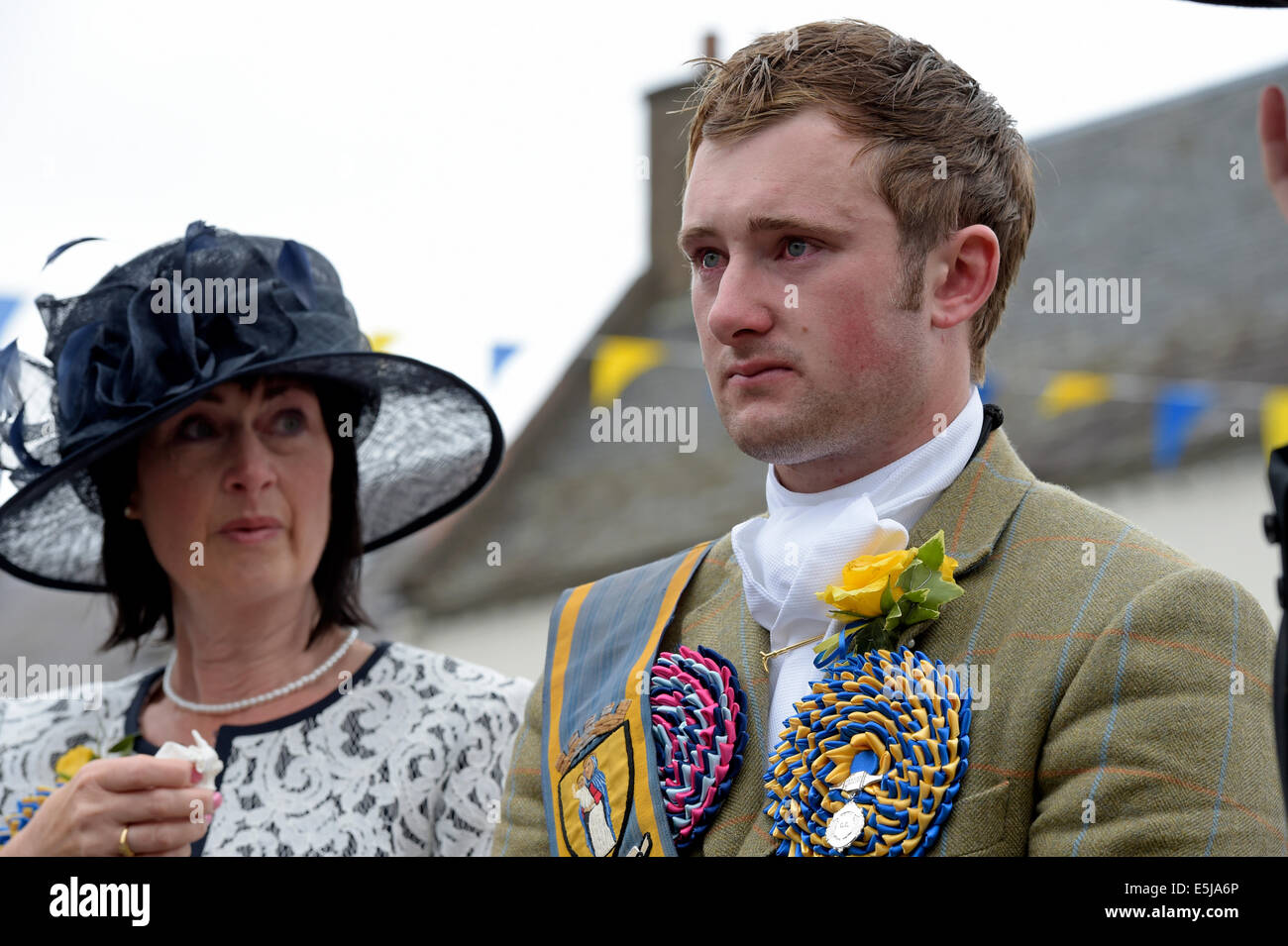 Lauder, UK. 02 Aug 2014. Lauder Common Riding 2014 Common Riding Day ...