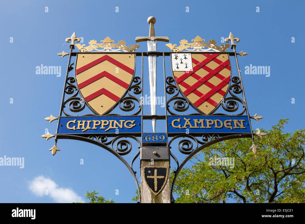 Chipping Campden, The Cotswolds, Gloucestershire, England, U.K. Stock Photo