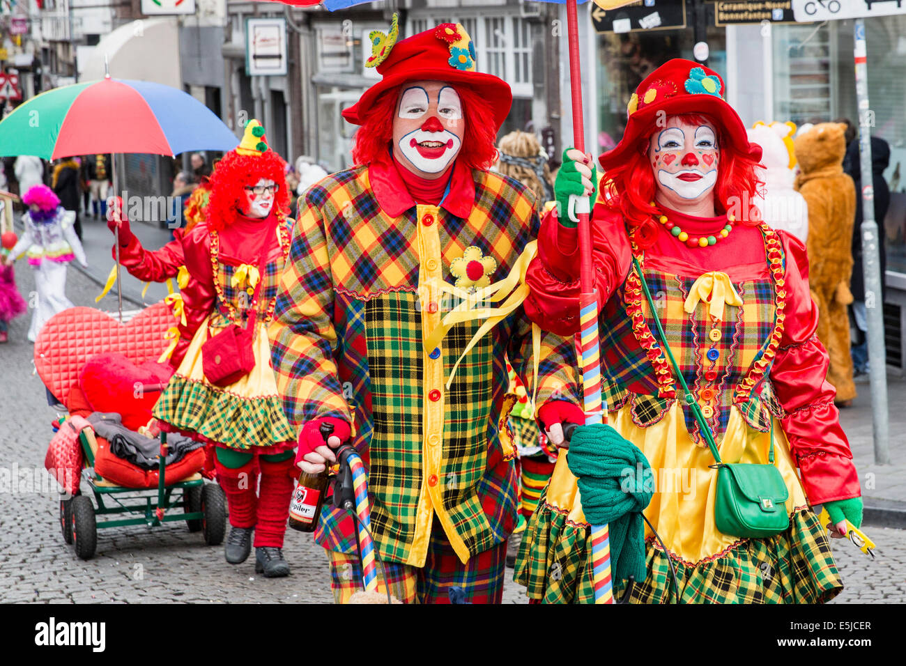 Netherlands, Maastricht, Carnival festival. Costumed people in parade Stock  Photo - Alamy