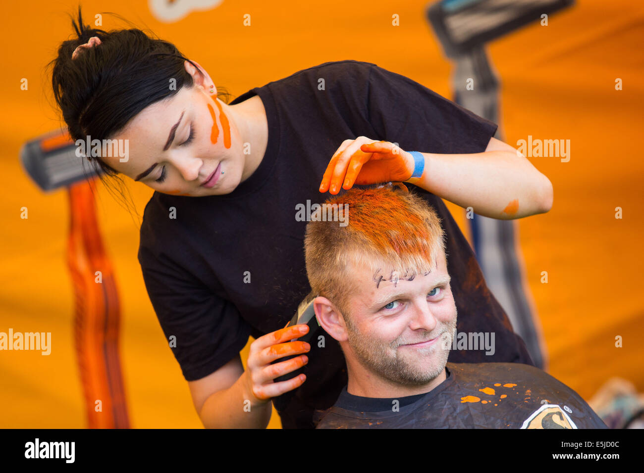 Skipton, North Yorkshire, UK. 2nd Aug, 2014. 5,800 participants are